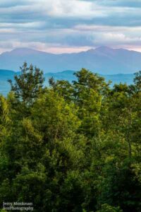 View of Mt Washington from Grafton Notch, ME.